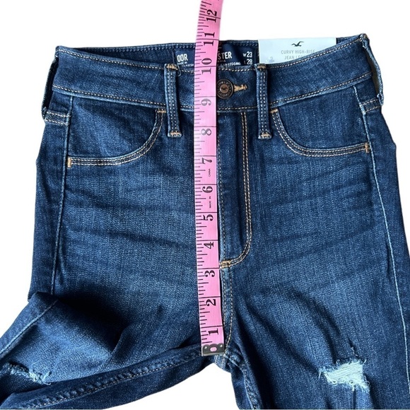 NWT Hollister Curvy High Rise Distressed Jean Leggings, Size 00R 23x28 - Picture 10 of 10